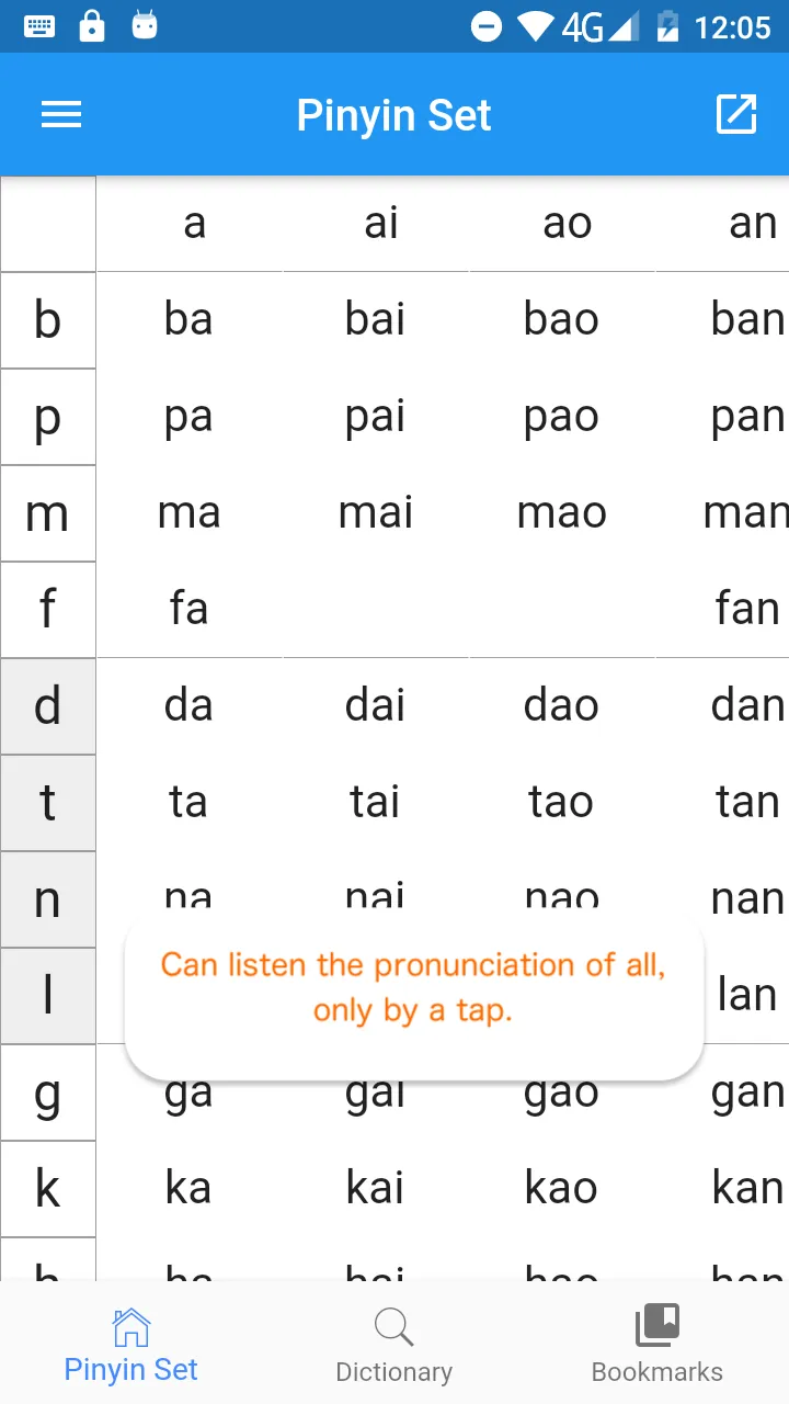 Mandarin Chinese Pinyin | Indus Appstore | Screenshot