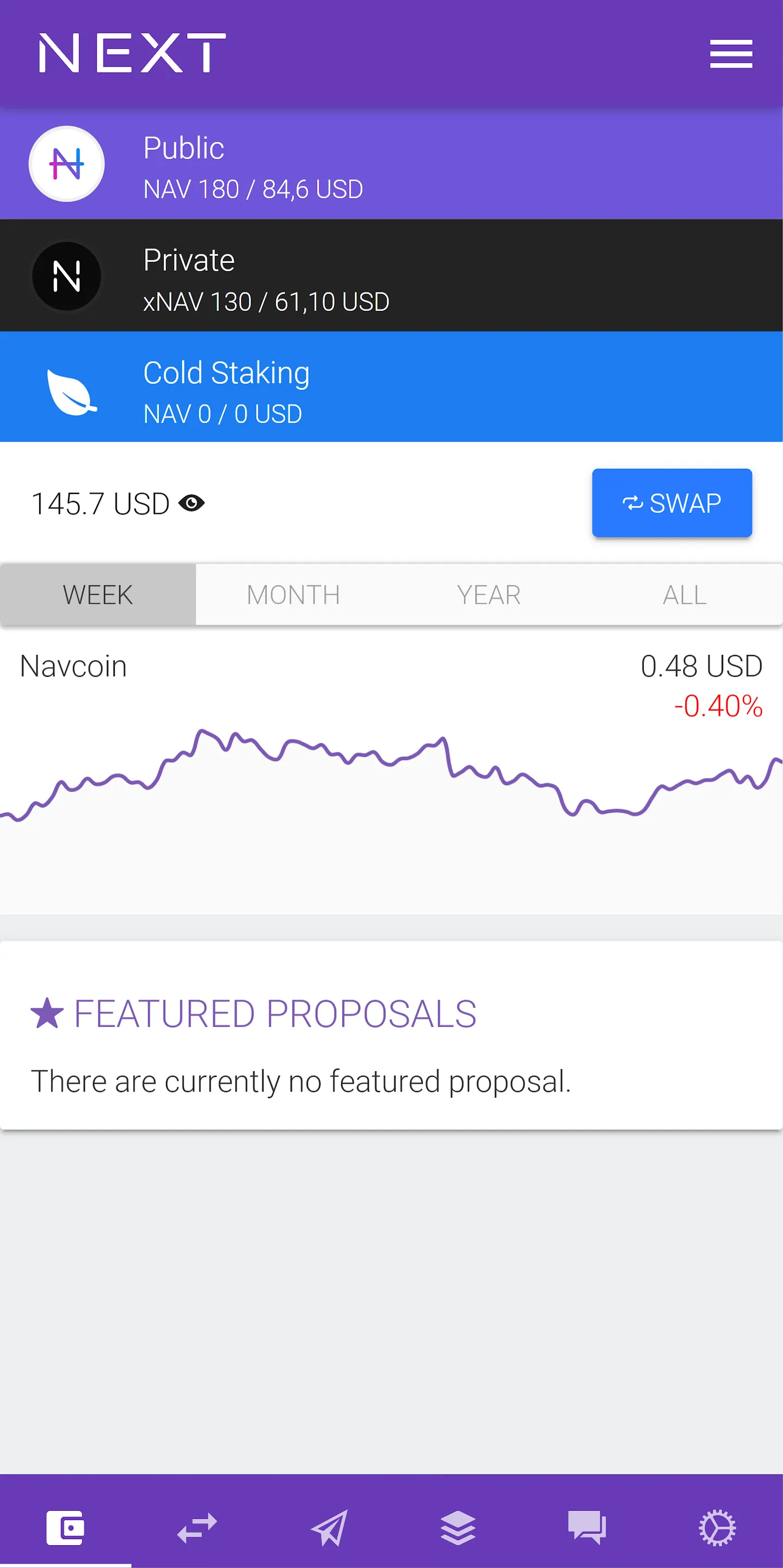 Navcoin NEXT Wallet | Indus Appstore | Screenshot