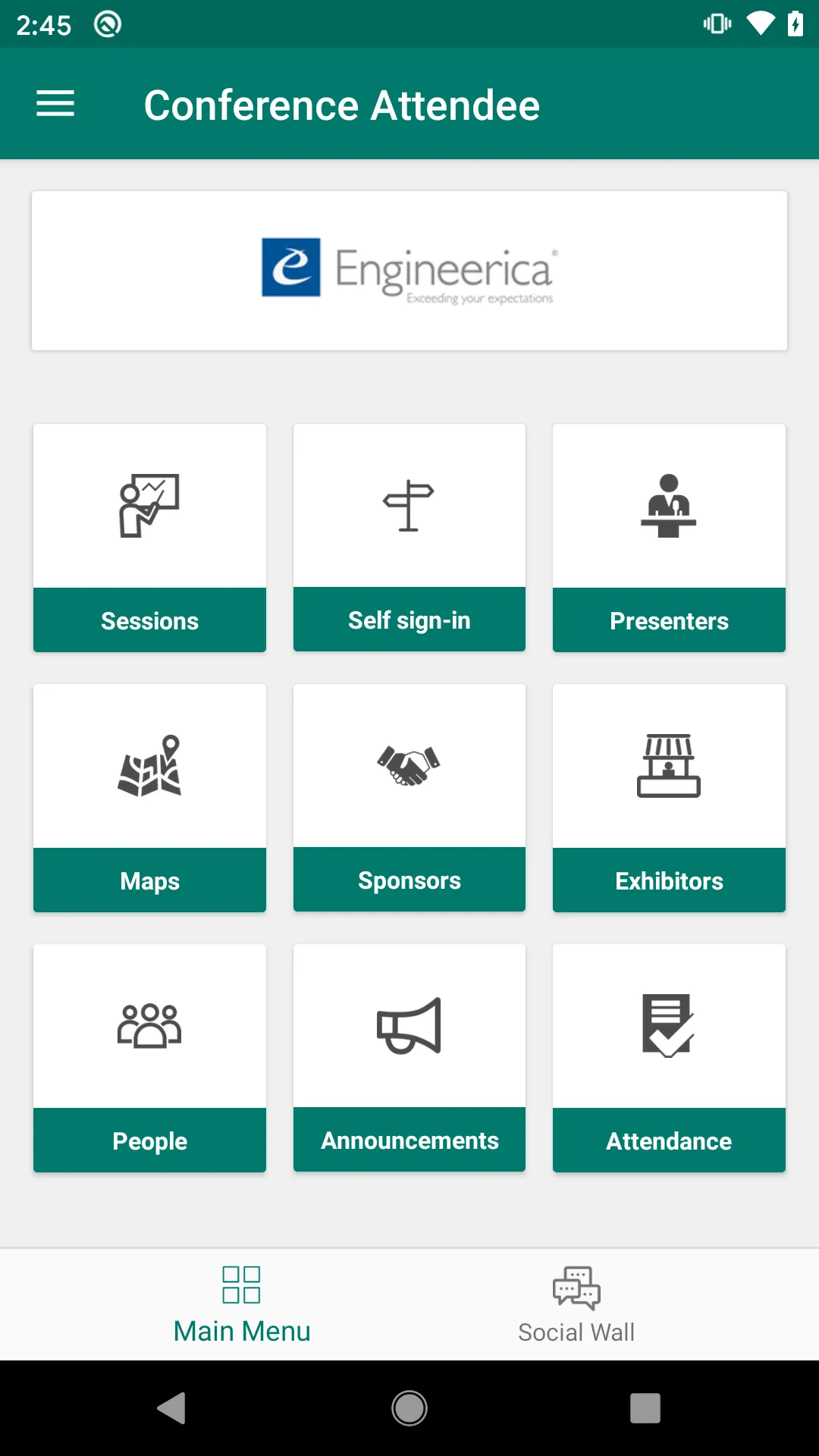 Conference Attendee | Indus Appstore | Screenshot