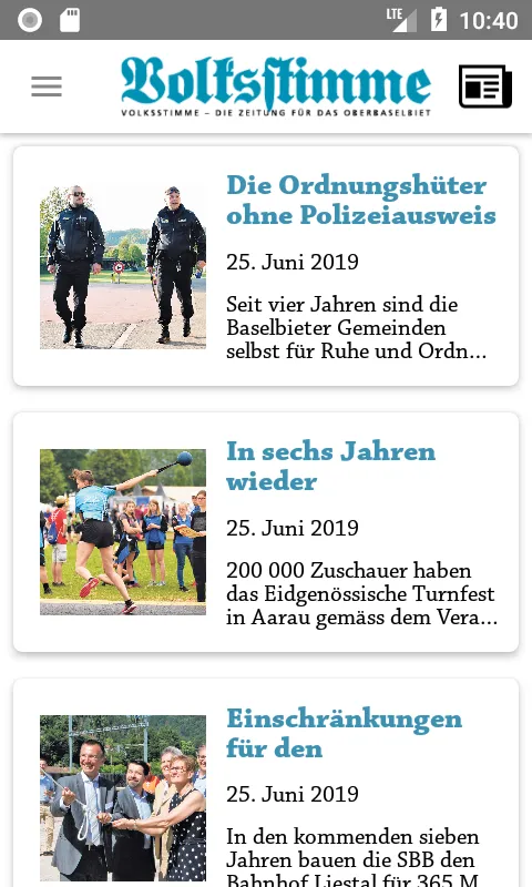 Volksstimme | Indus Appstore | Screenshot