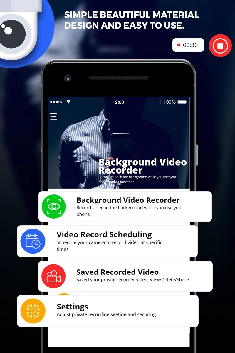 Background Video Recorder | Indus Appstore | Screenshot