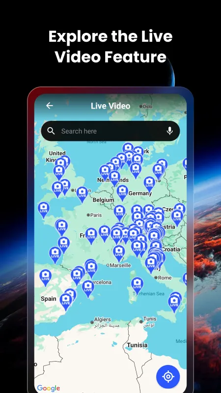Live Earth 3D & Satellite Map | Indus Appstore | Screenshot