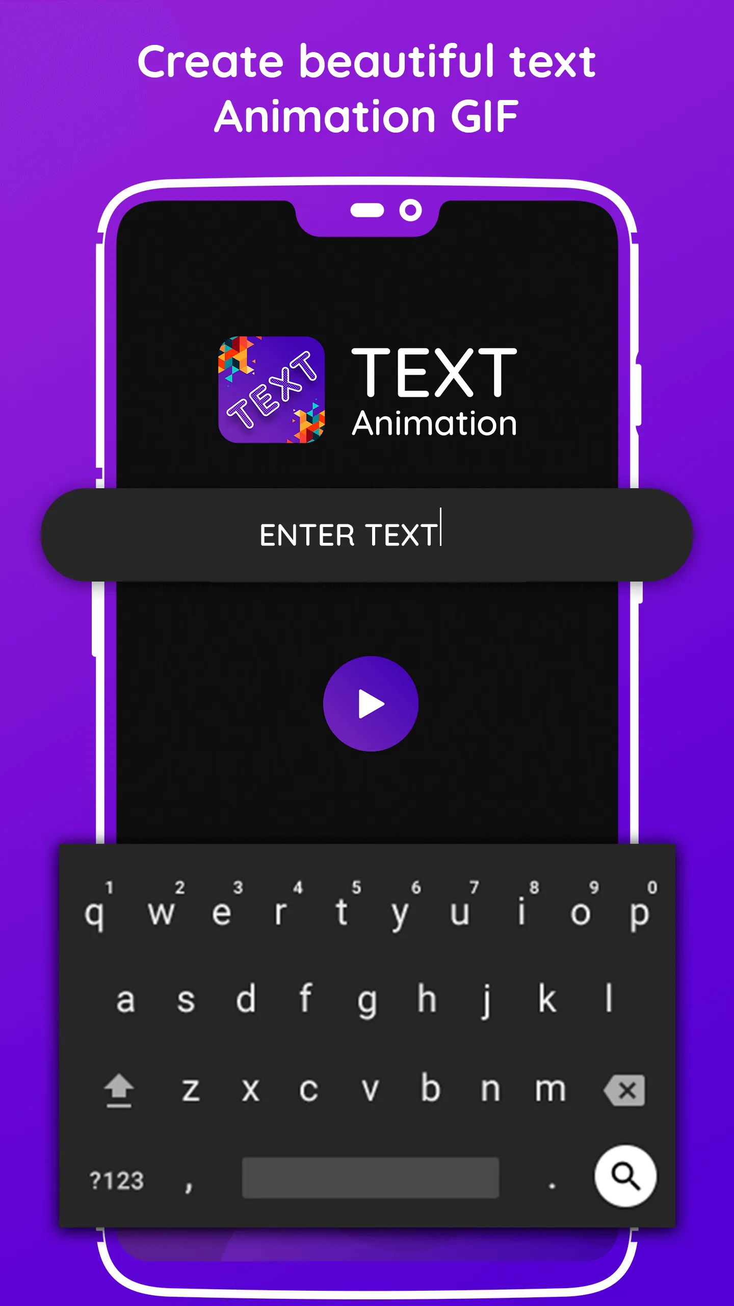 Text Animation GIF Maker | Indus Appstore | Screenshot