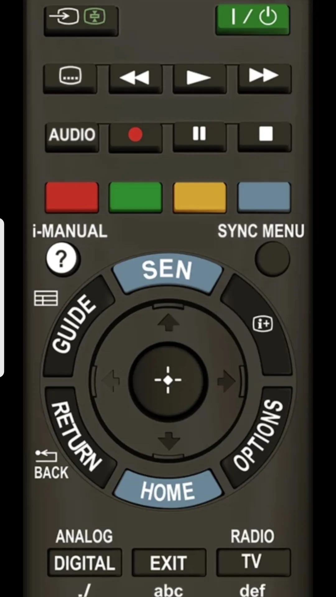 Smart TV Remote for Sony TV | Indus Appstore | Screenshot