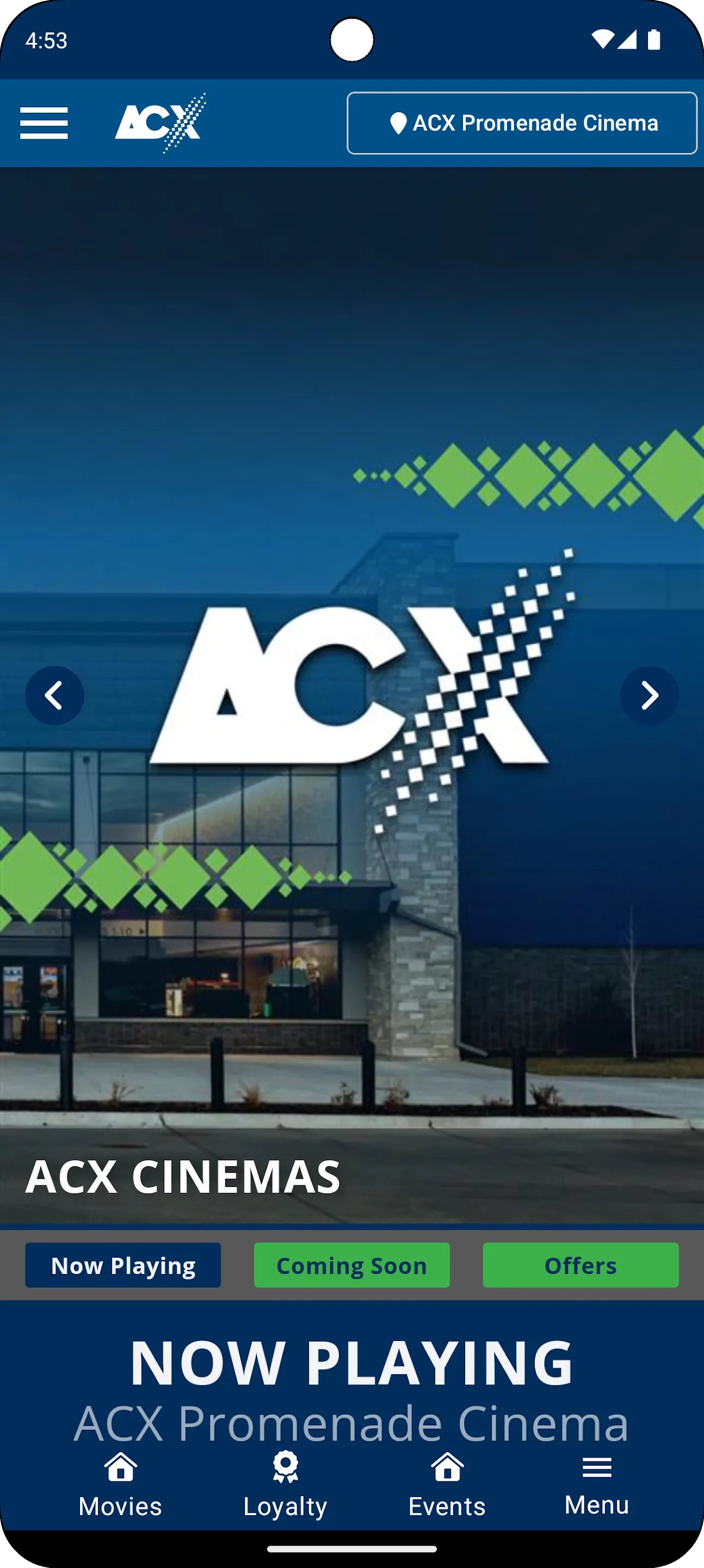 ACX Cinemas | Indus Appstore | Screenshot