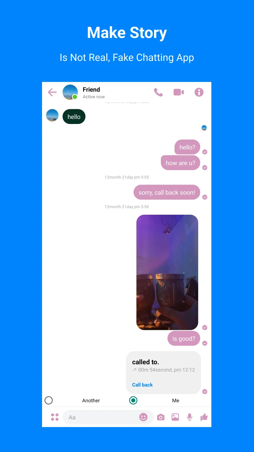 Make Story - Fake Chat | Indus Appstore | Screenshot