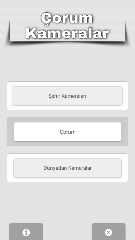 Çorum Canlı Şehir Kameraları | Indus Appstore | Screenshot