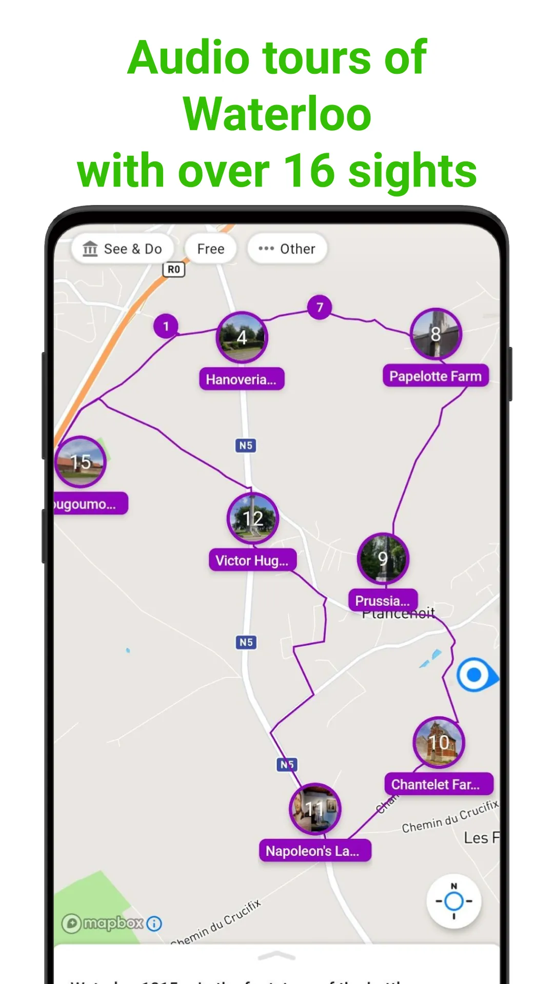 Waterloo Tour Guide:SmartGuide | Indus Appstore | Screenshot