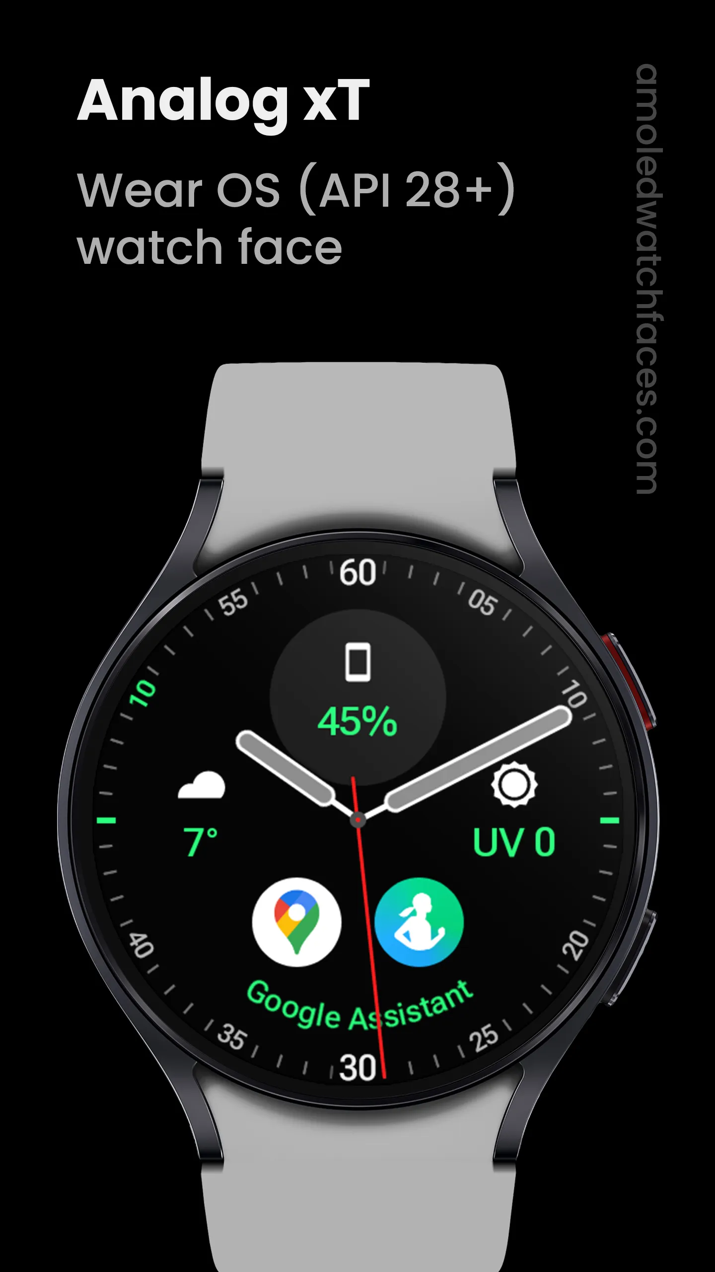 Awf Analog xT: Watch face | Indus Appstore | Screenshot