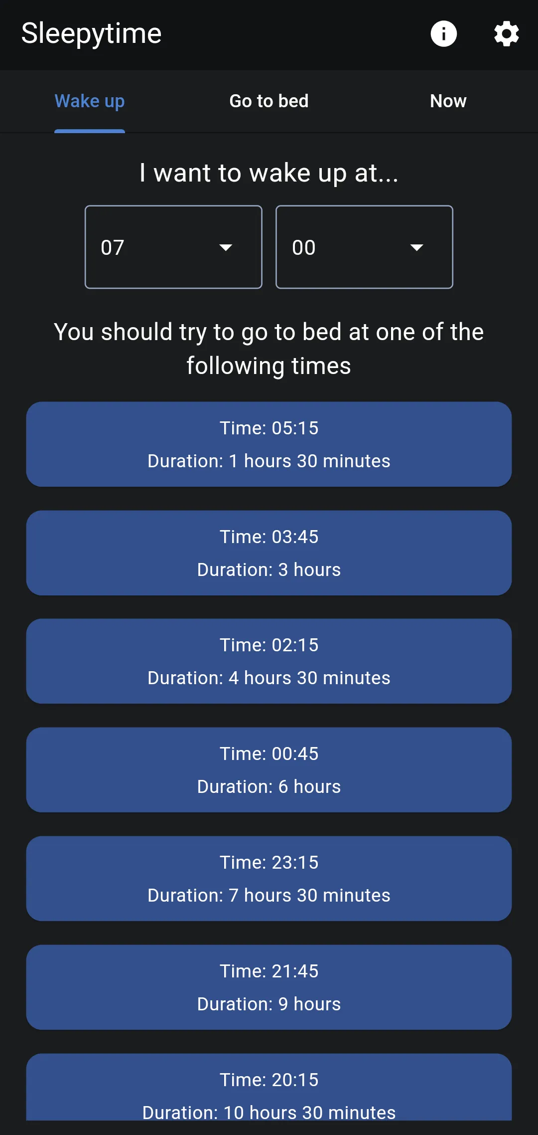 Sleepytime | Indus Appstore | Screenshot