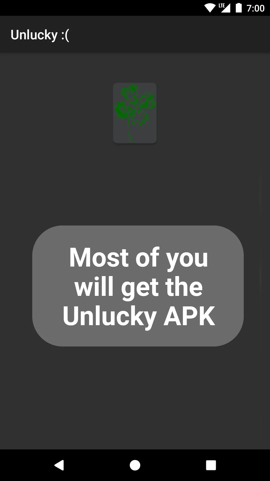 Lucky 10% [Experiment] | Indus Appstore | Screenshot