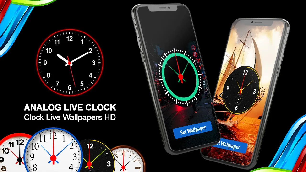 Smart Night Clock Wallpaper | Indus Appstore | Screenshot