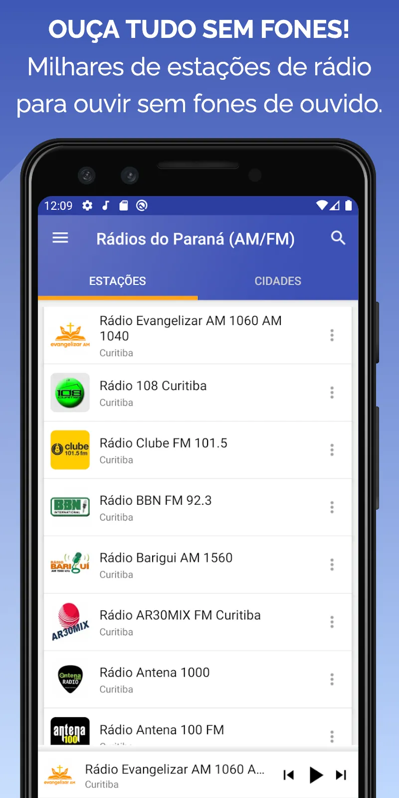 Rádios do Paraná (AM/FM) | Indus Appstore | Screenshot