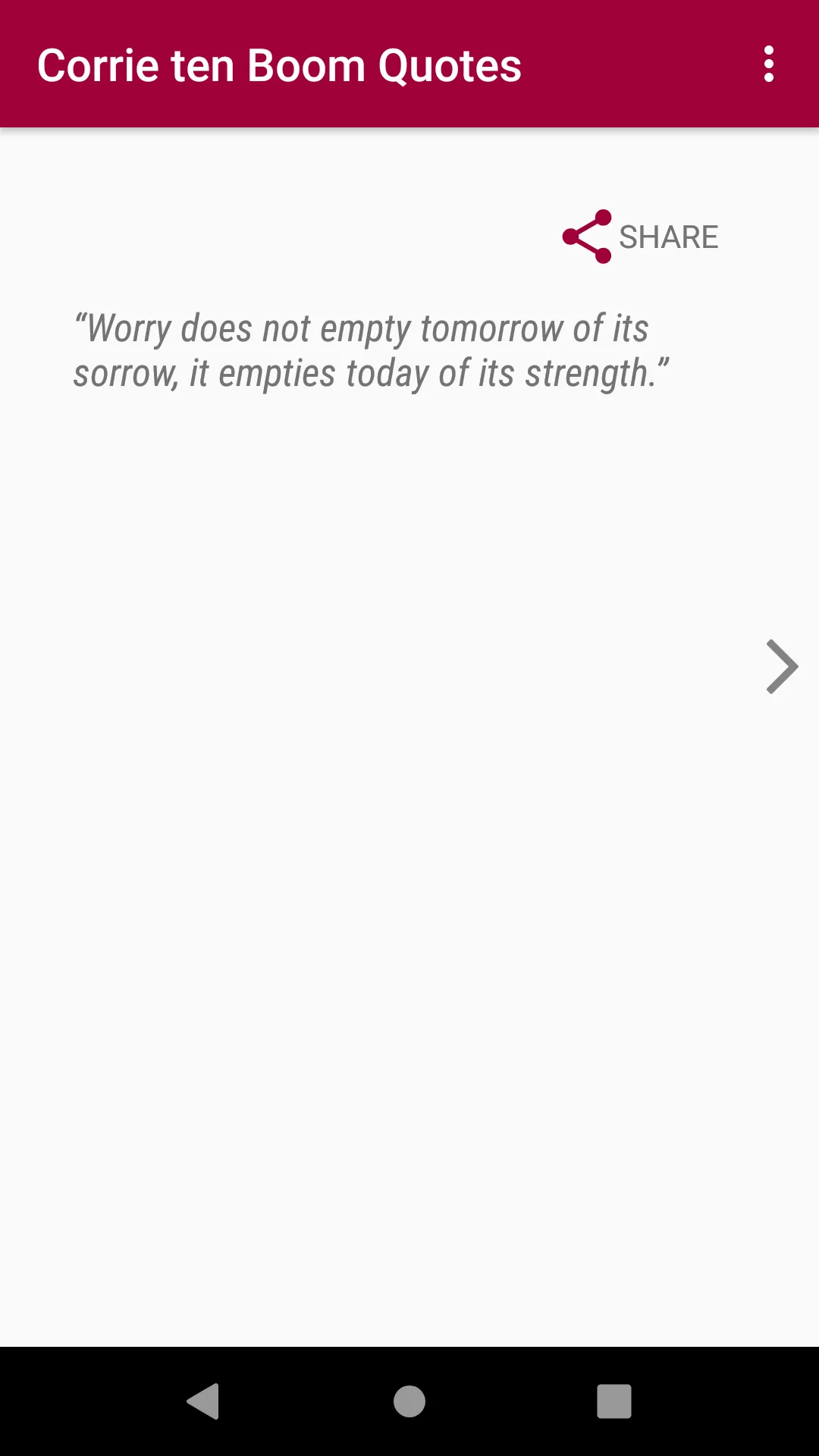 Corrie ten Boom Quotes | Indus Appstore | Screenshot