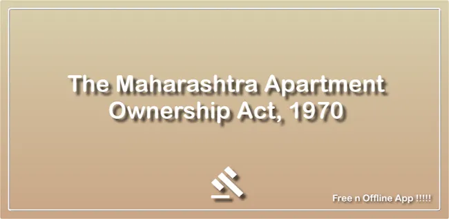 Maharashtra Apartment Ownership Act 1970 | Indus Appstore | Screenshot