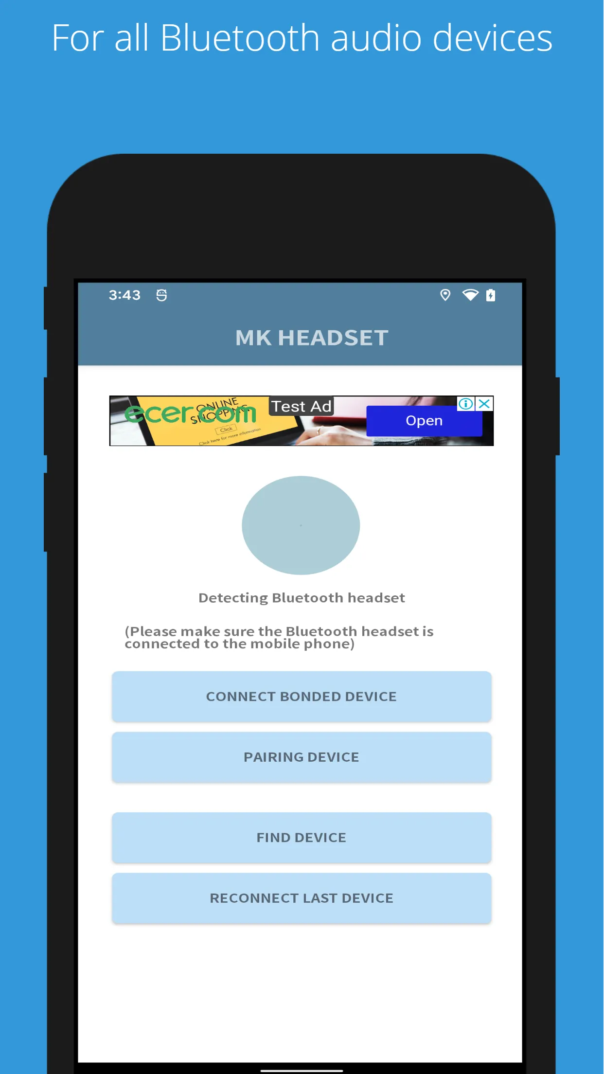 MY Headset - Bluetooth headset | Indus Appstore | Screenshot