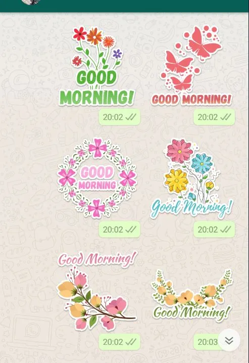 Good Morning Stickers | Indus Appstore | Screenshot