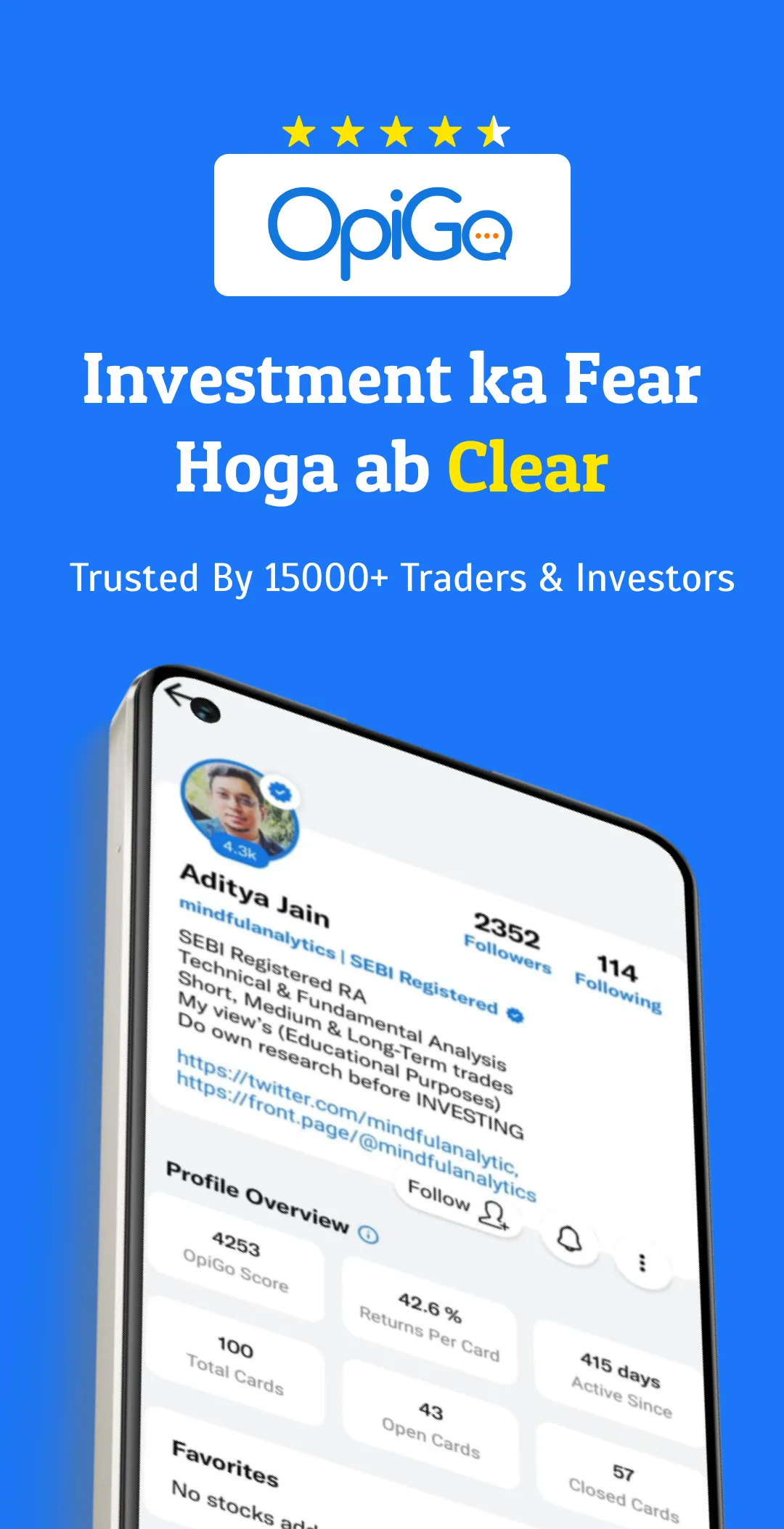 OpiGo: Track Top Stock Experts | Indus Appstore | Screenshot