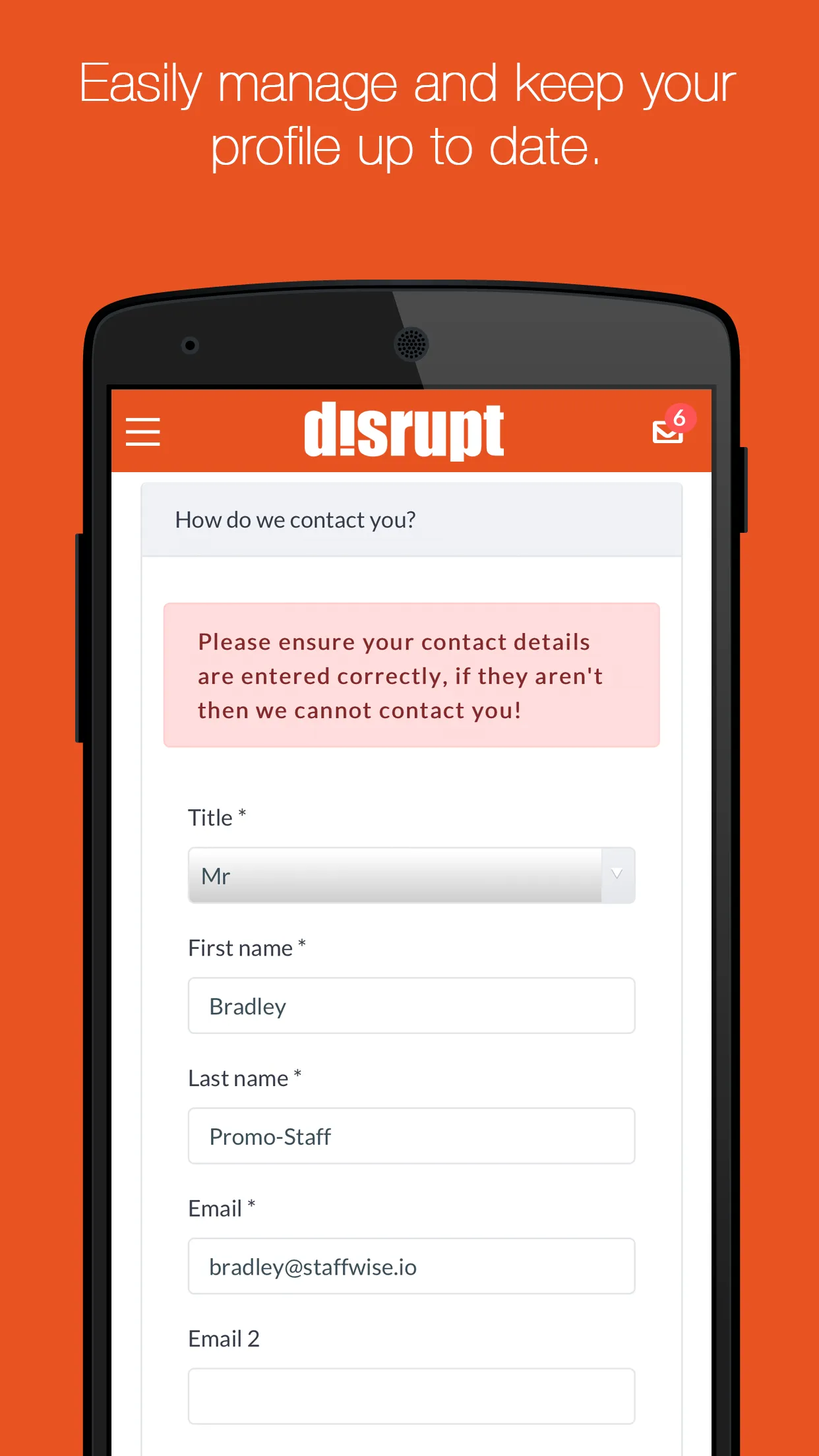 Disrupt Staffing | Indus Appstore | Screenshot