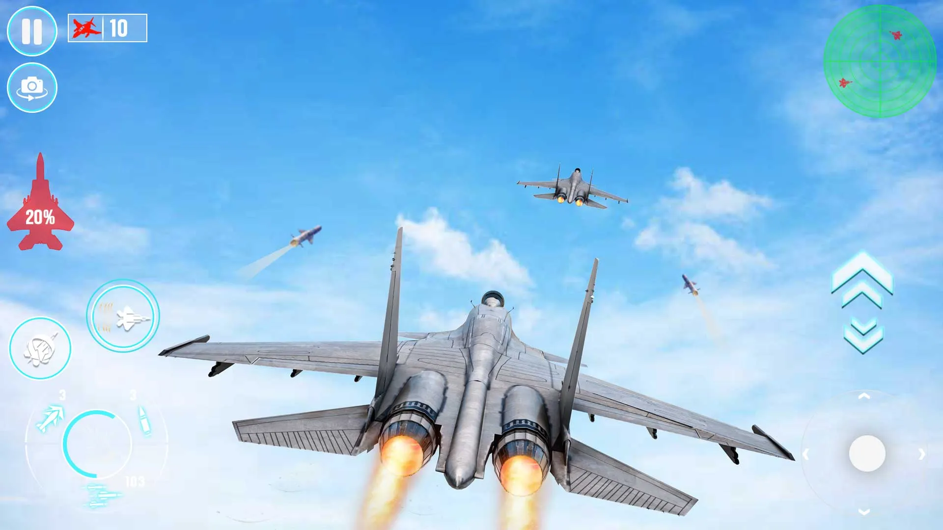 Fighter Jet War Plane Games | Indus Appstore | Screenshot