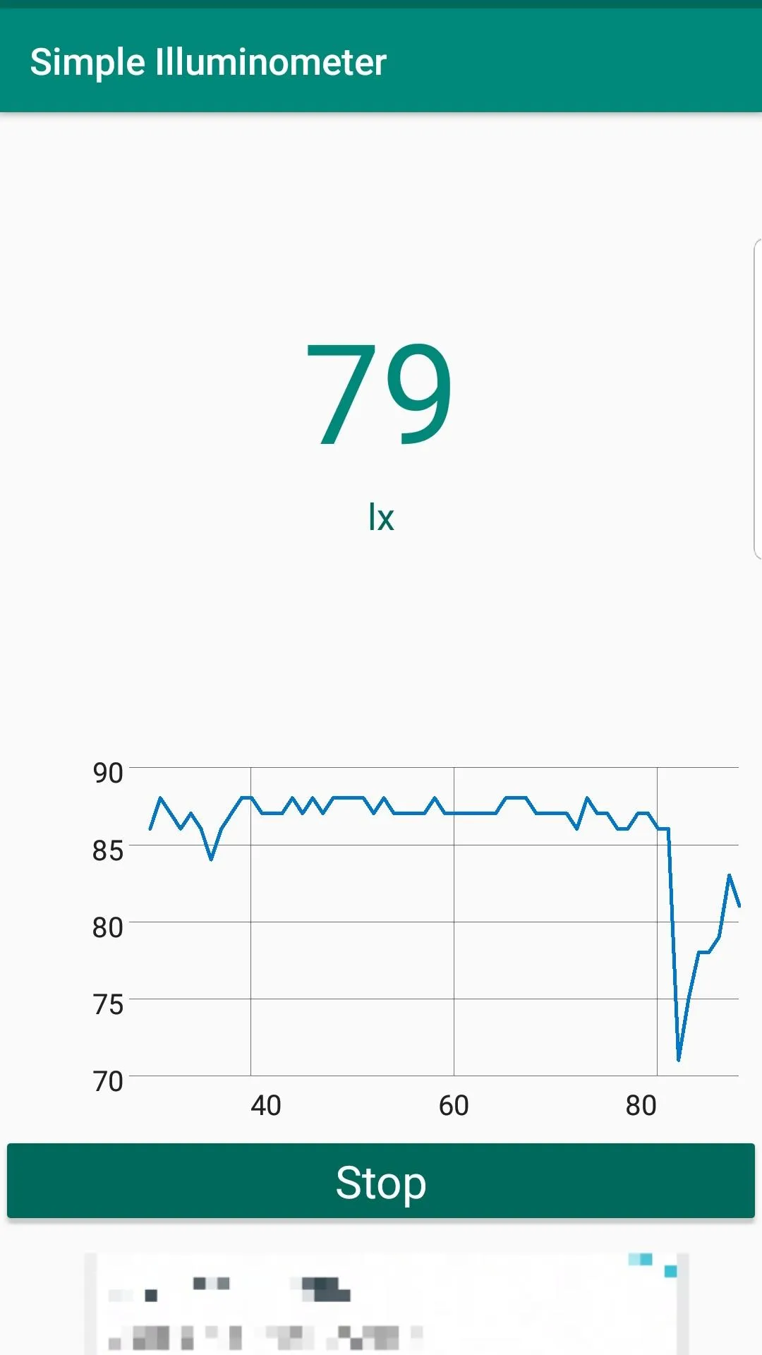 Simple Illuminometer | Indus Appstore | Screenshot