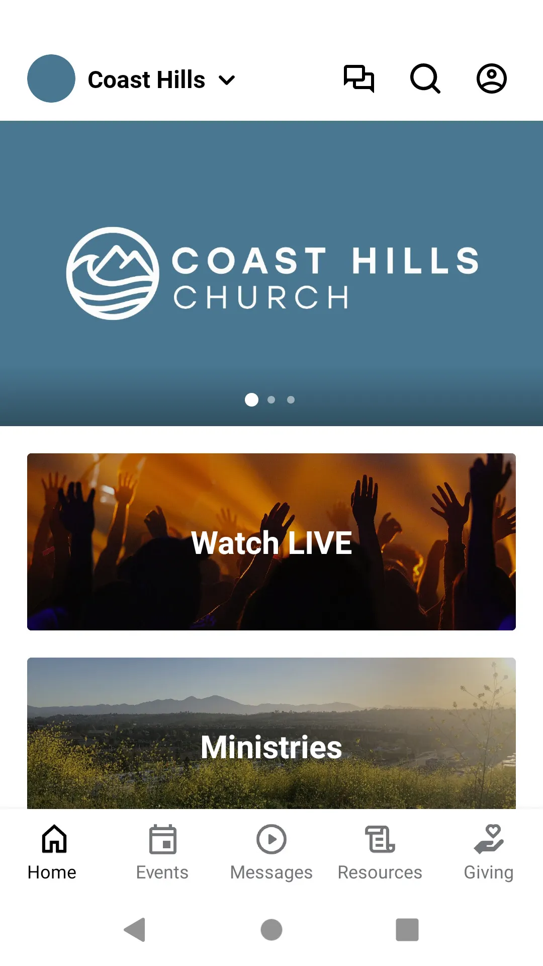 Coast Hills Church | Indus Appstore | Screenshot