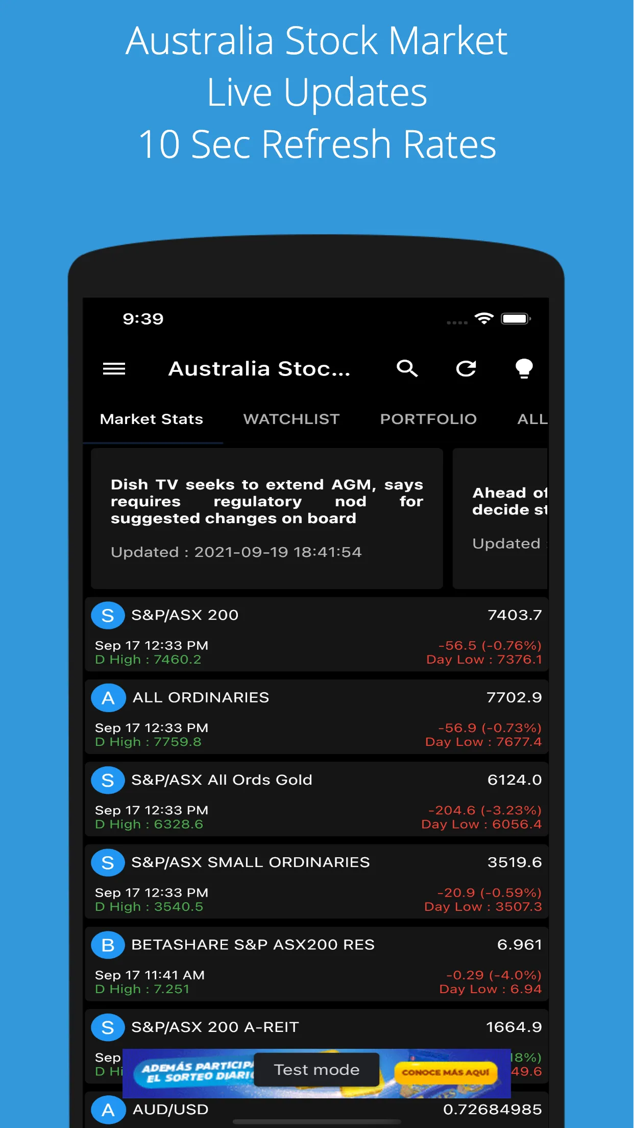 Australian Stock Market | Indus Appstore | Screenshot