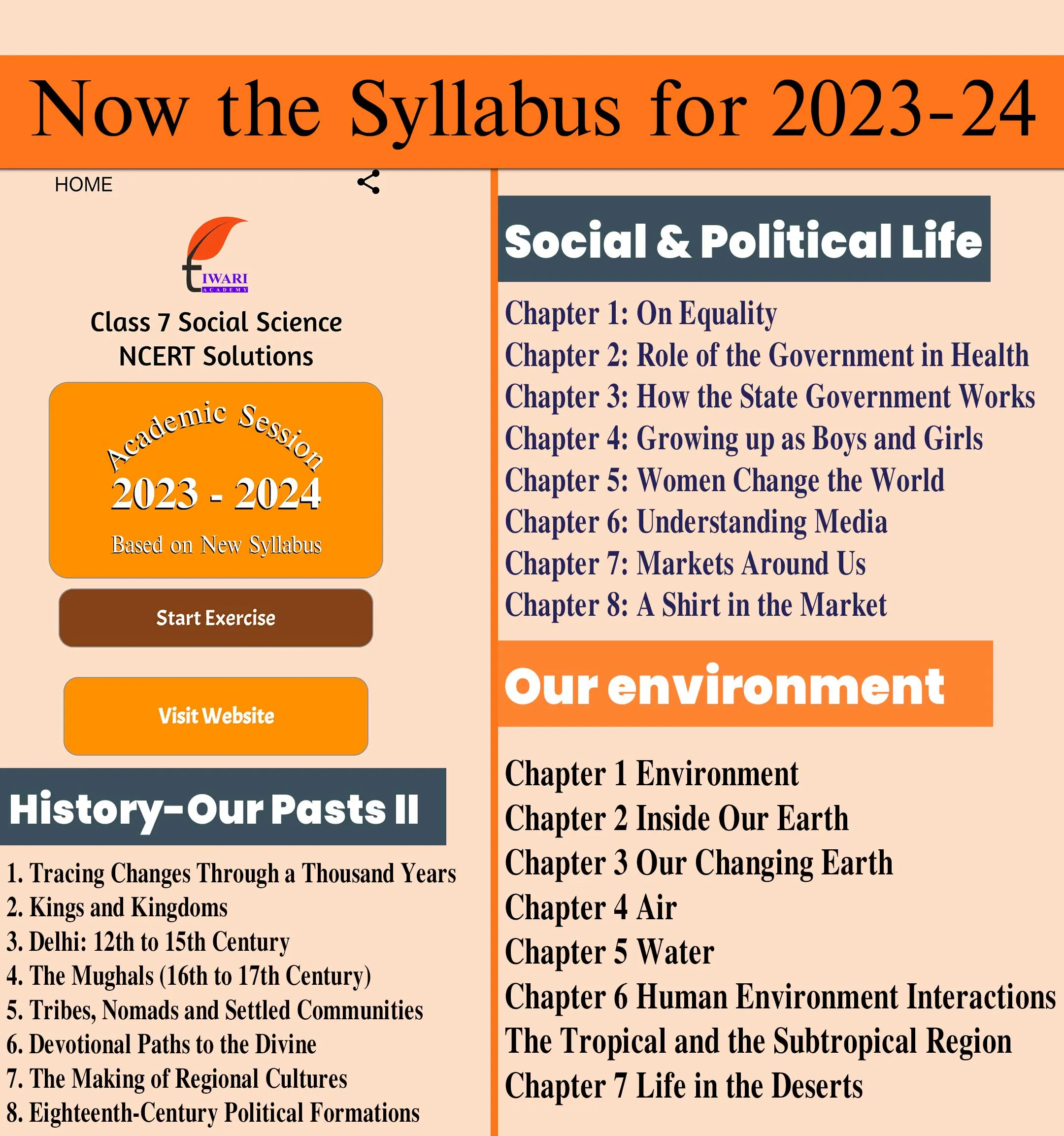 Class 7 Social Science 2023-24 | Indus Appstore | Screenshot