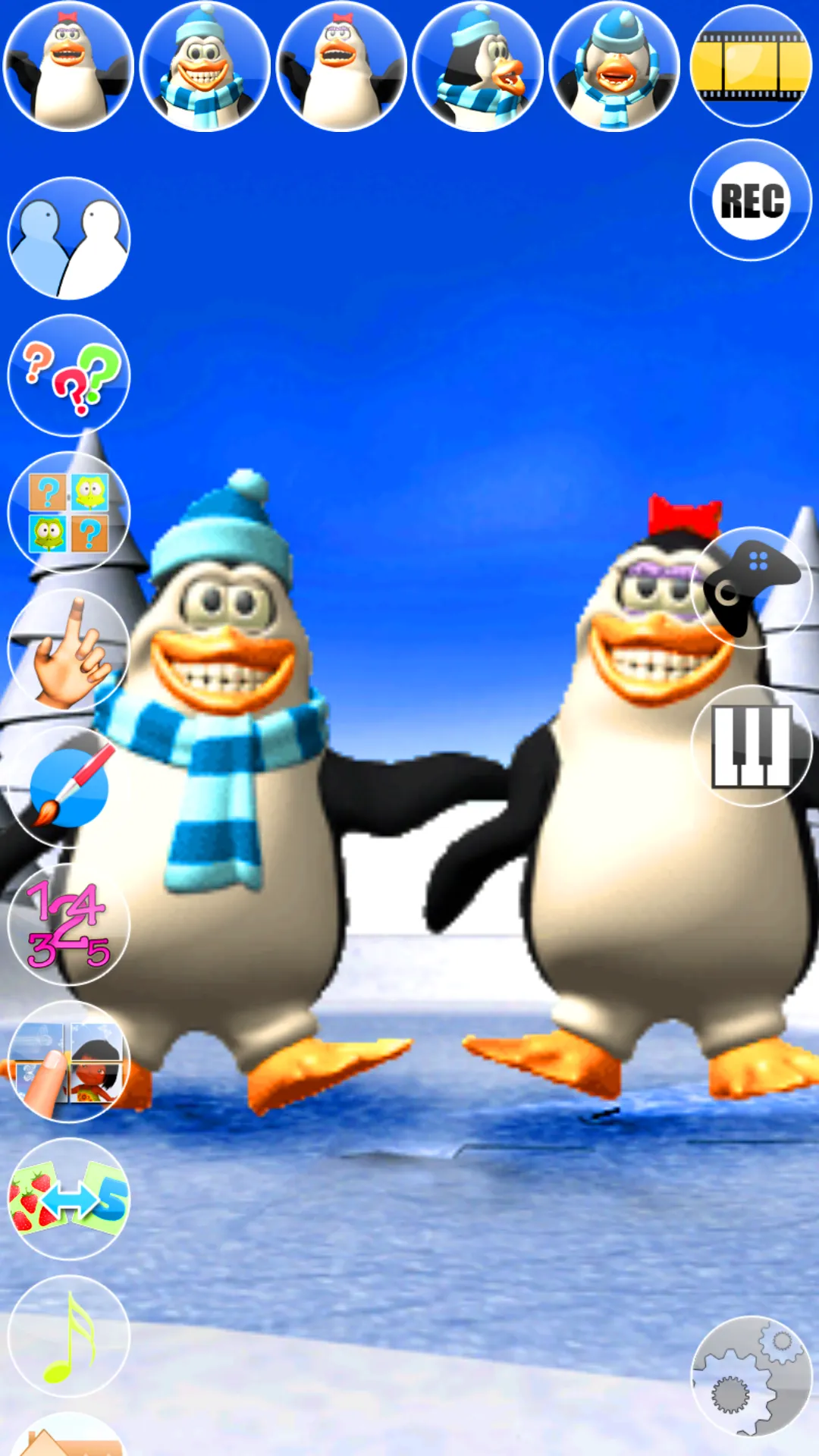 Talking Pengu & Penga Penguin  | Indus Appstore | Screenshot