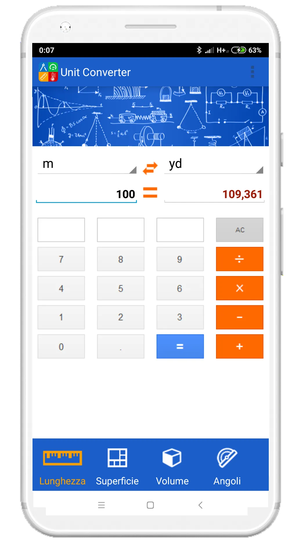 Unit measure conversion | Indus Appstore | Screenshot