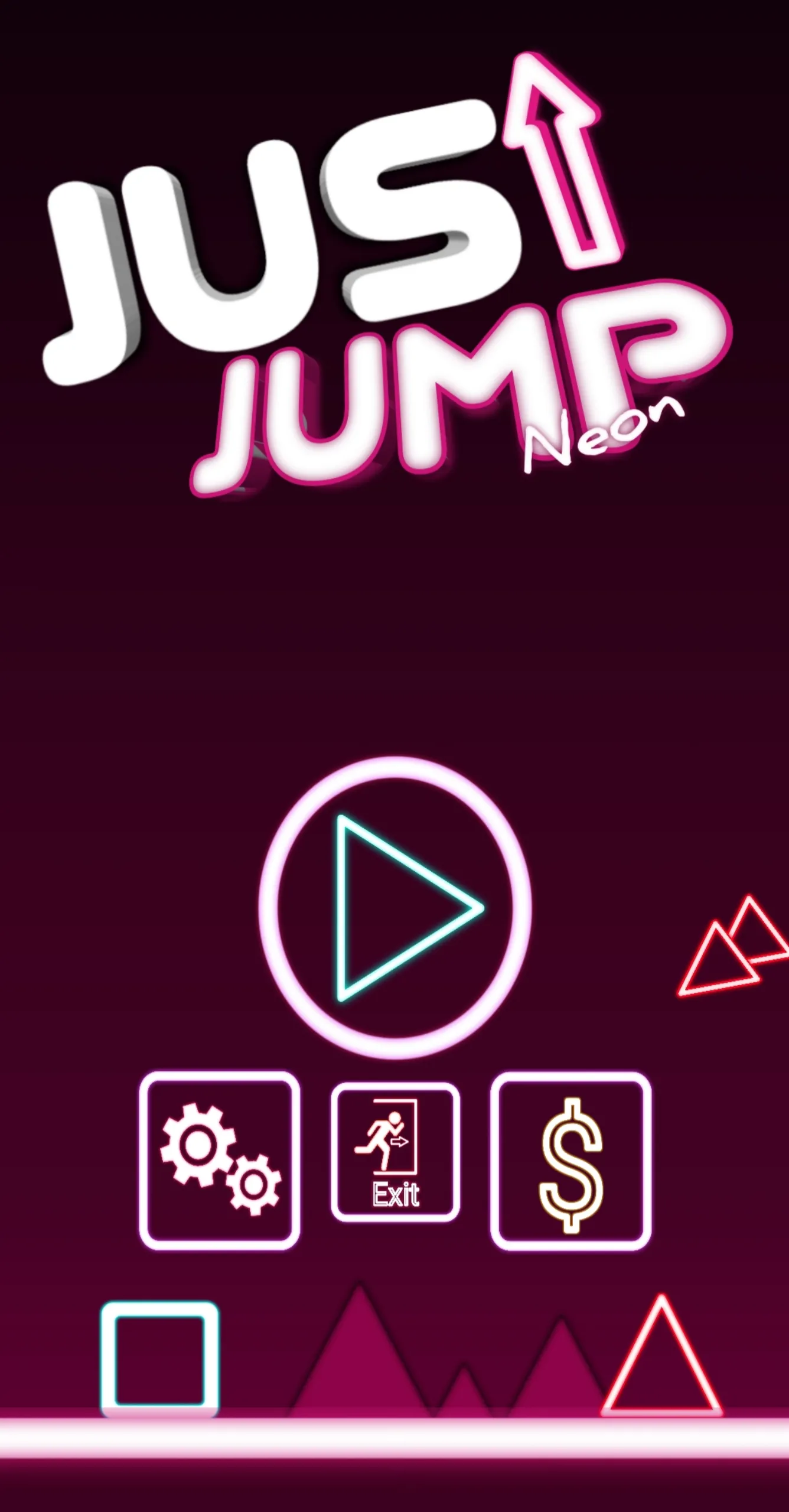 Just Jump Neon | Indus Appstore | Screenshot