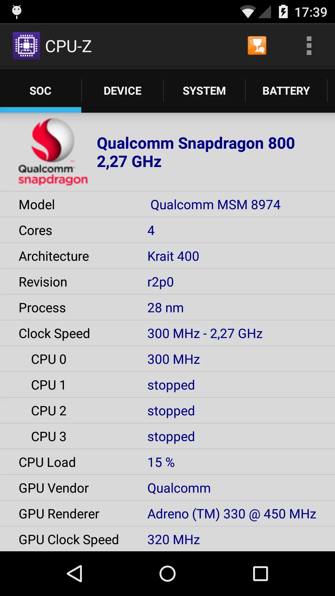 CPU-Z | Indus Appstore | Screenshot