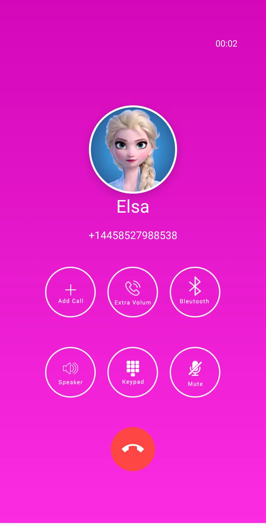 call and chat with Elsa | Indus Appstore | Screenshot