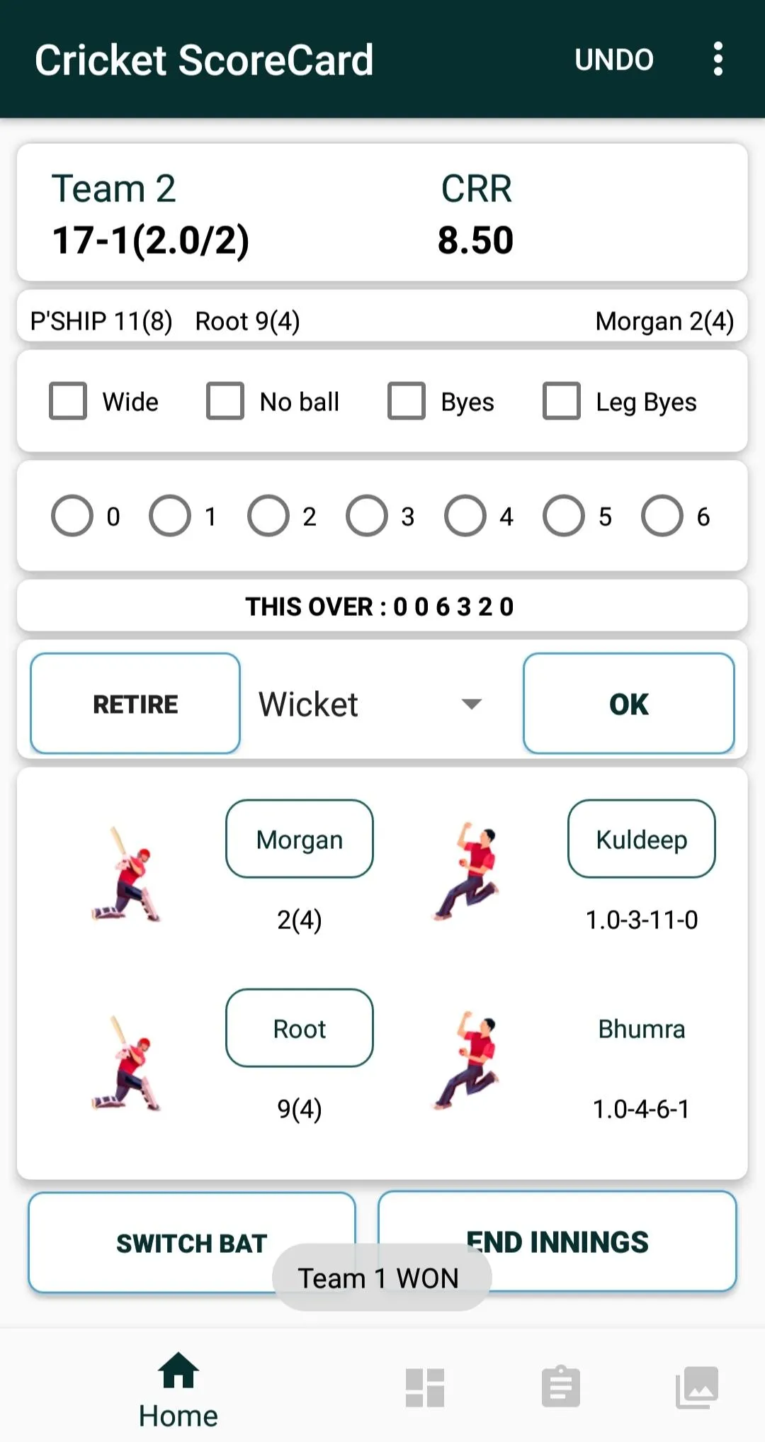 Cricket Scorecard | Indus Appstore | Screenshot