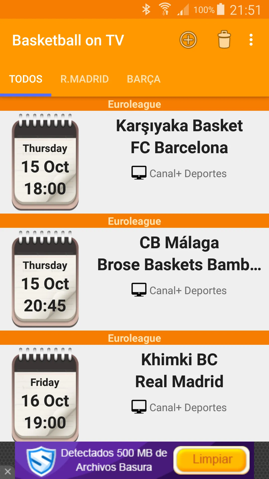 Basketball on TV | Indus Appstore | Screenshot