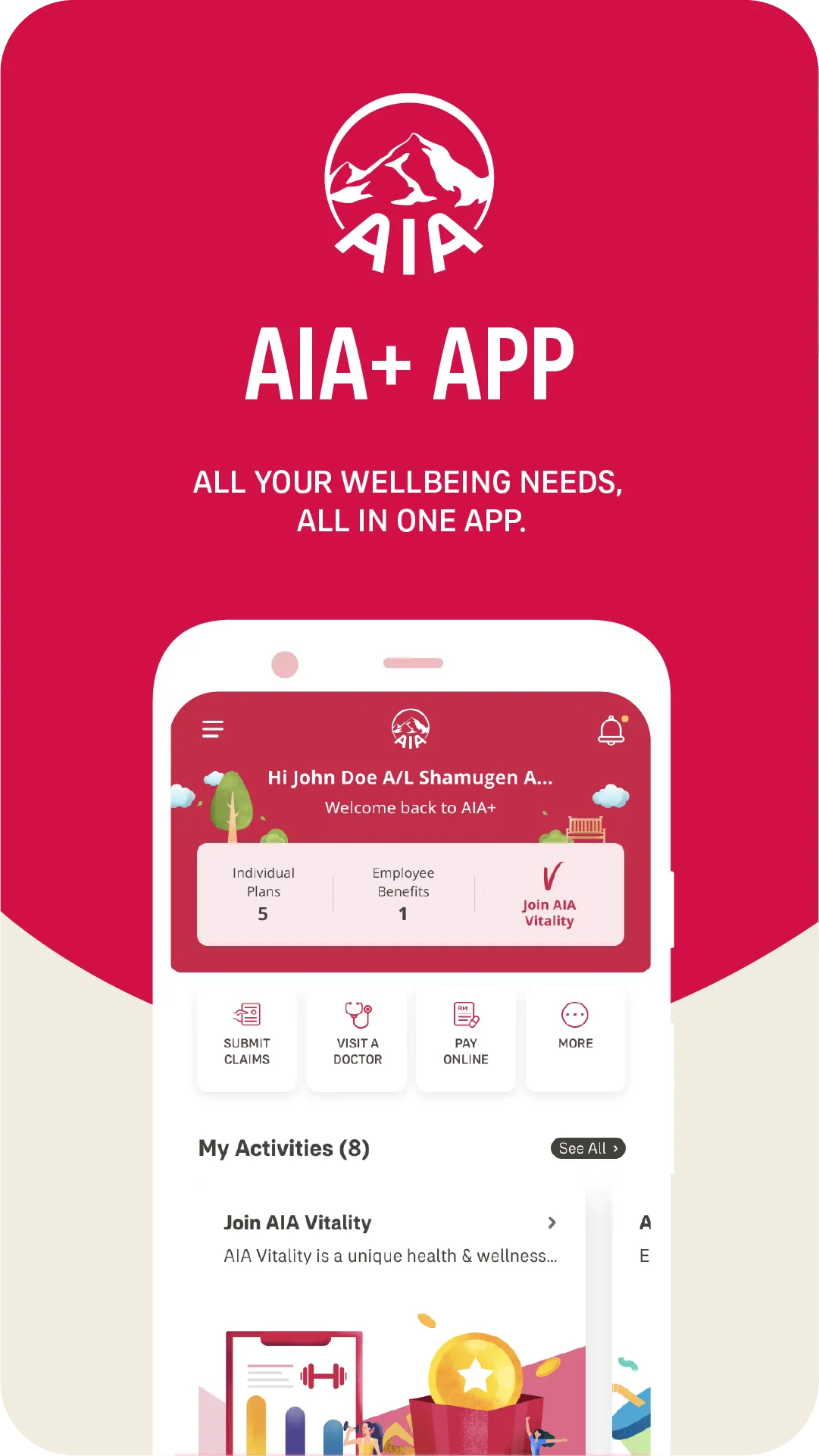 AIA+ Malaysia | Indus Appstore | Screenshot