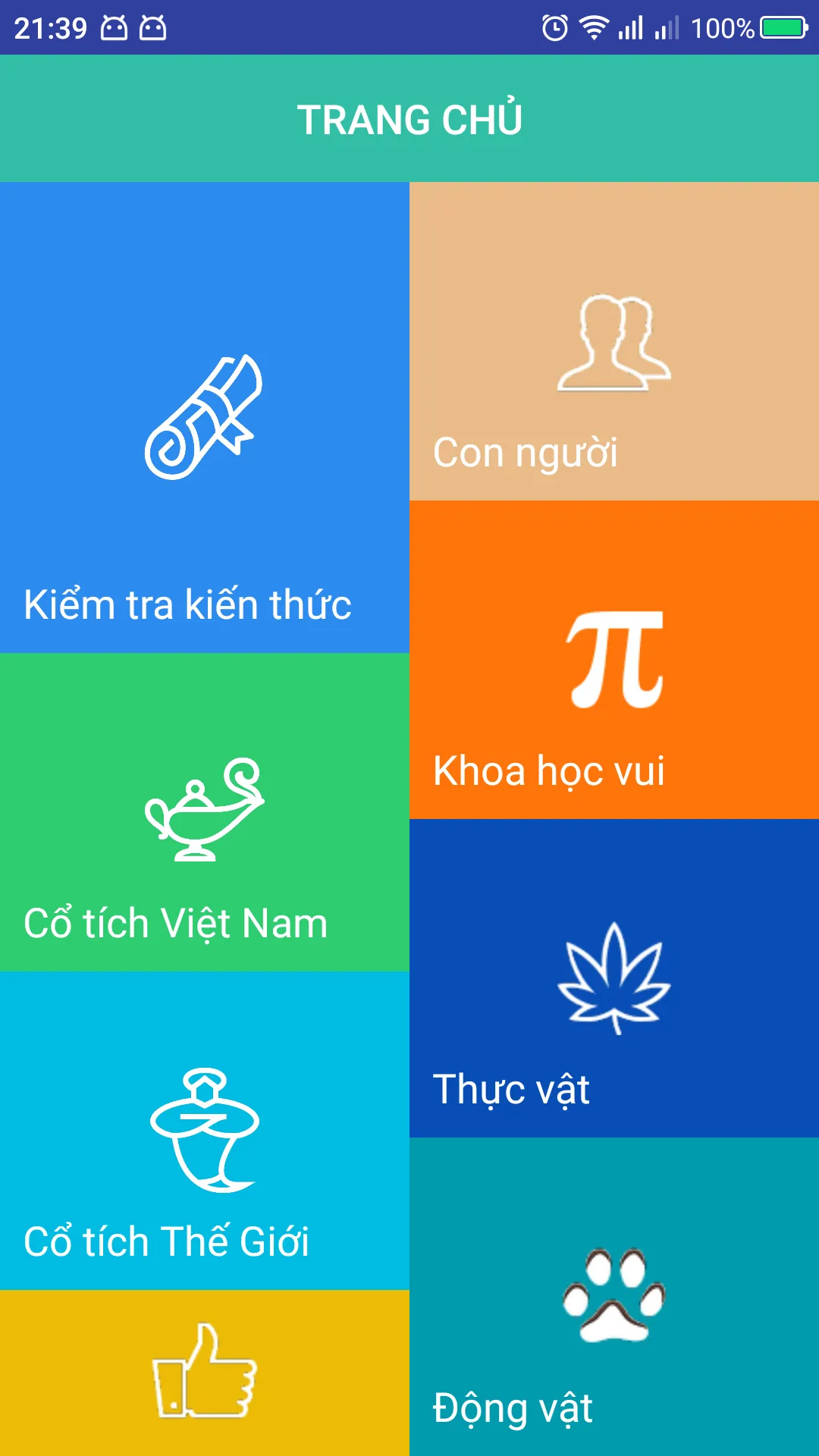 Kien Thuc Quanh Ta - Kham Pha | Indus Appstore | Screenshot