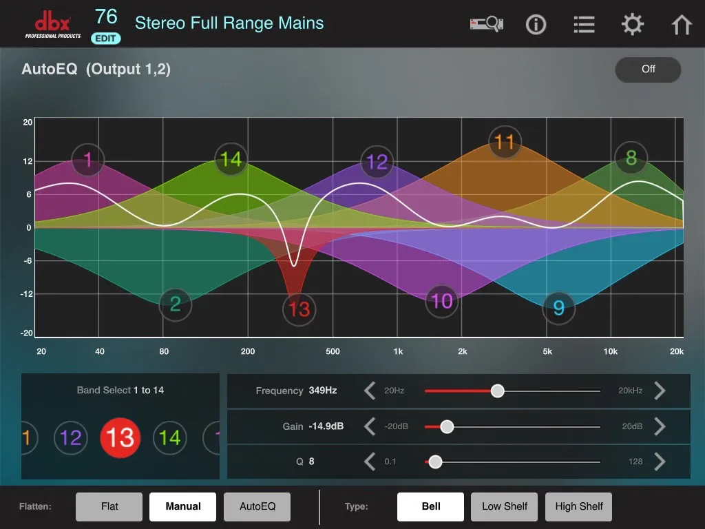 DriveRack VENU360 Control | Indus Appstore | Screenshot