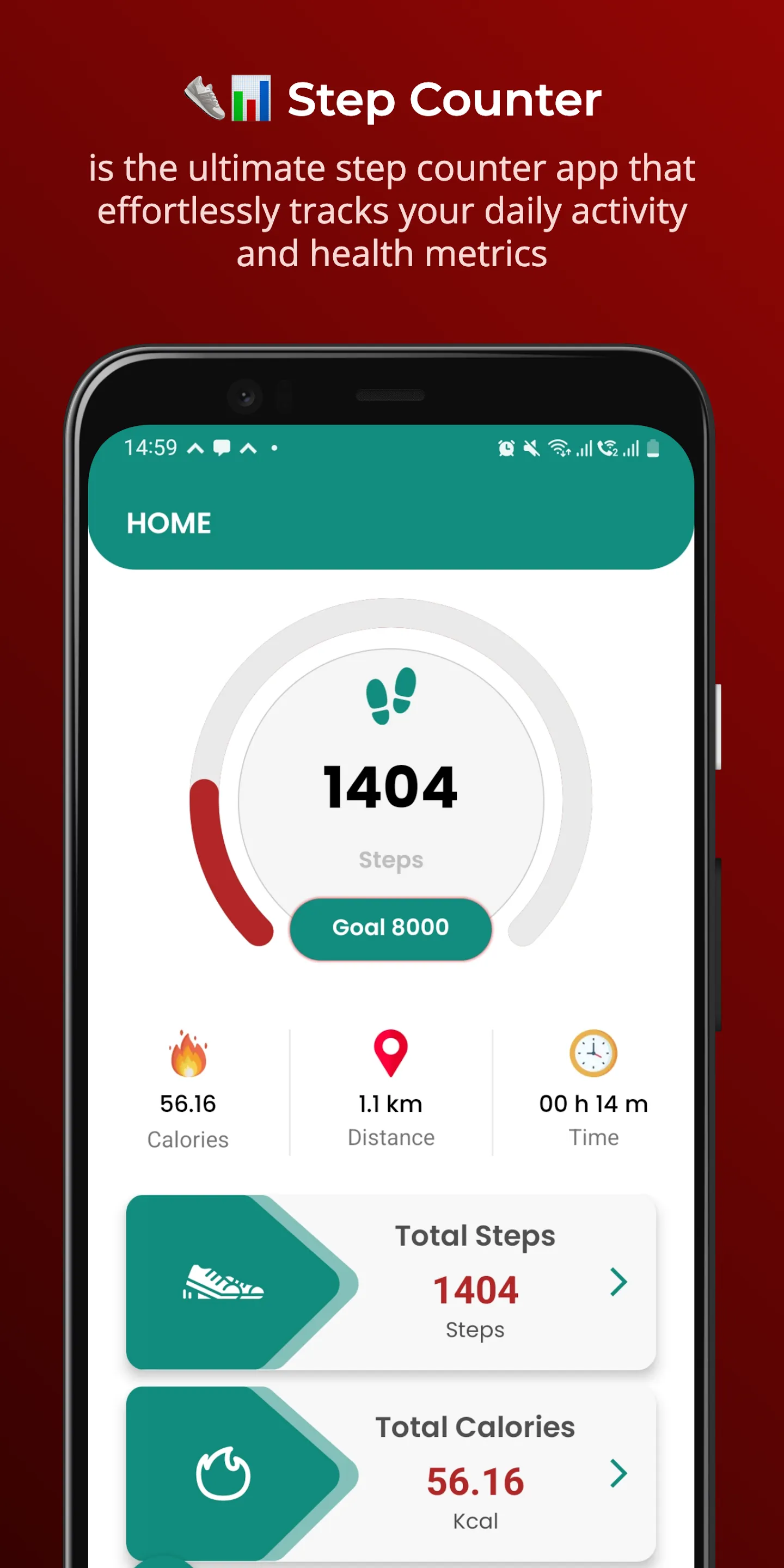 Step Counter - Health Tracker | Indus Appstore | Screenshot