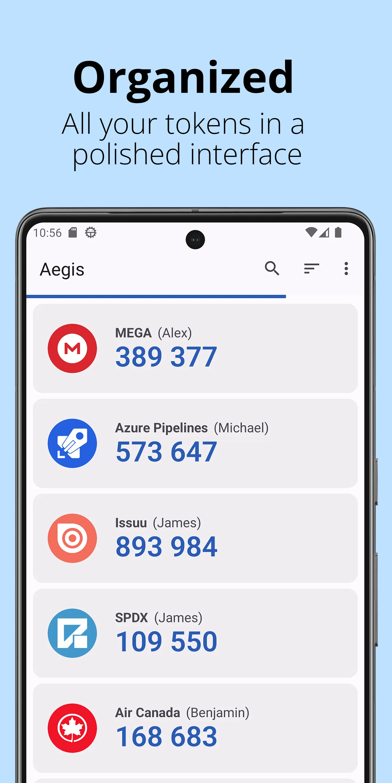 Aegis Authenticator - 2FA App | Indus Appstore | Screenshot