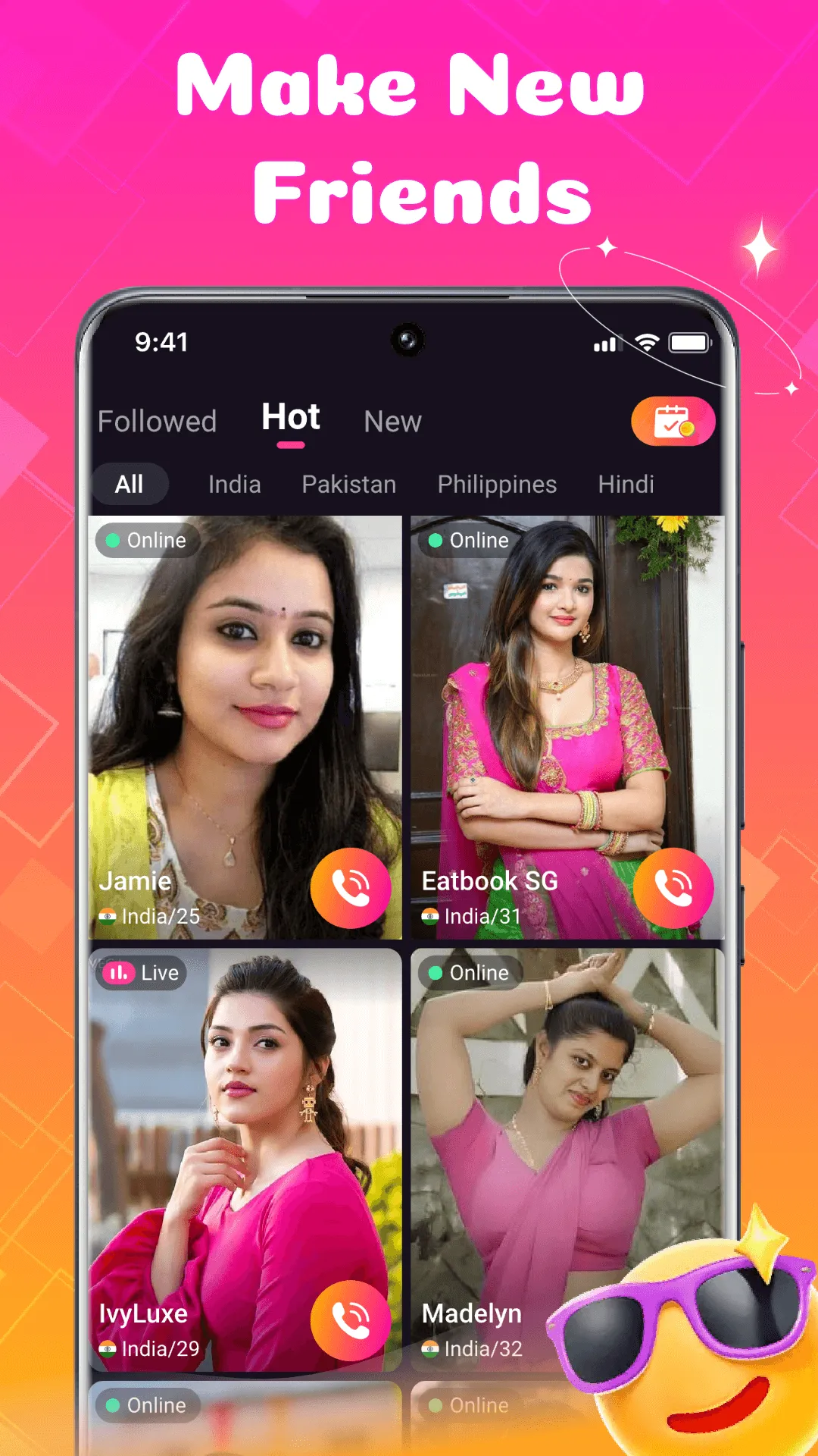 Tomeet Pro - Video chat & Meet | Indus Appstore | Screenshot