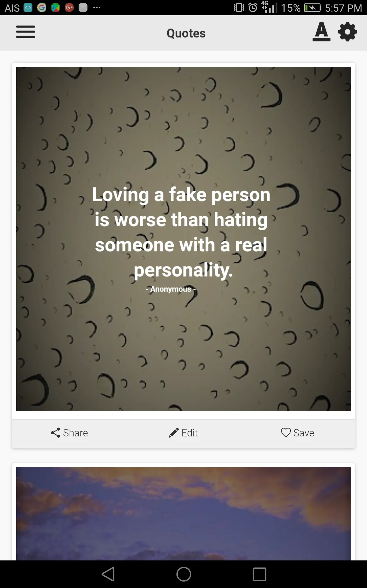 Fake People Quotes | Indus Appstore | Screenshot