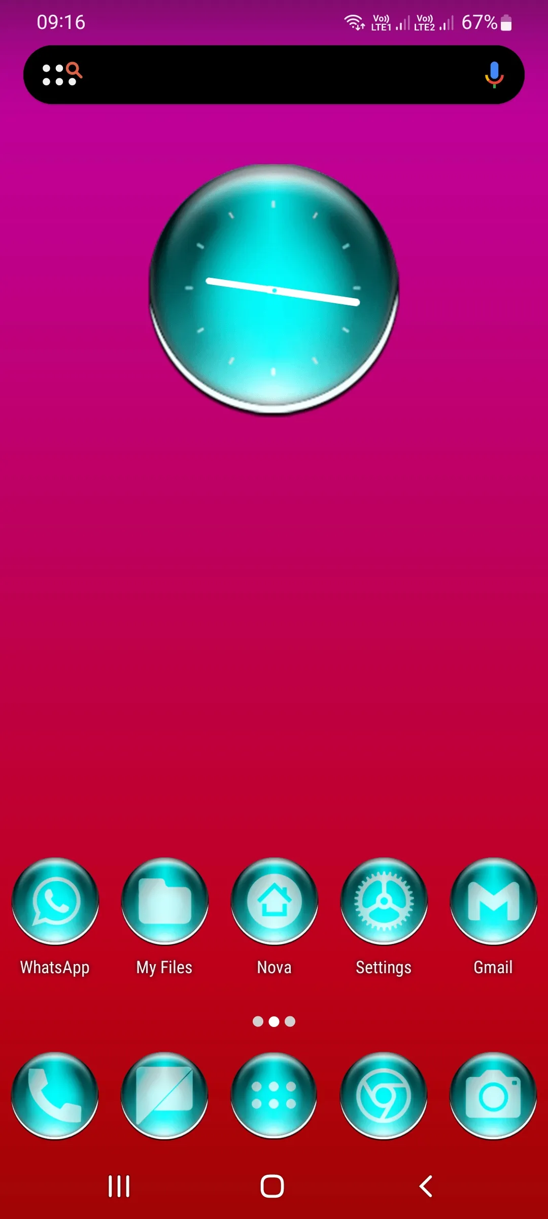 Cyan Pixl Glass Icon Pack | Indus Appstore | Screenshot