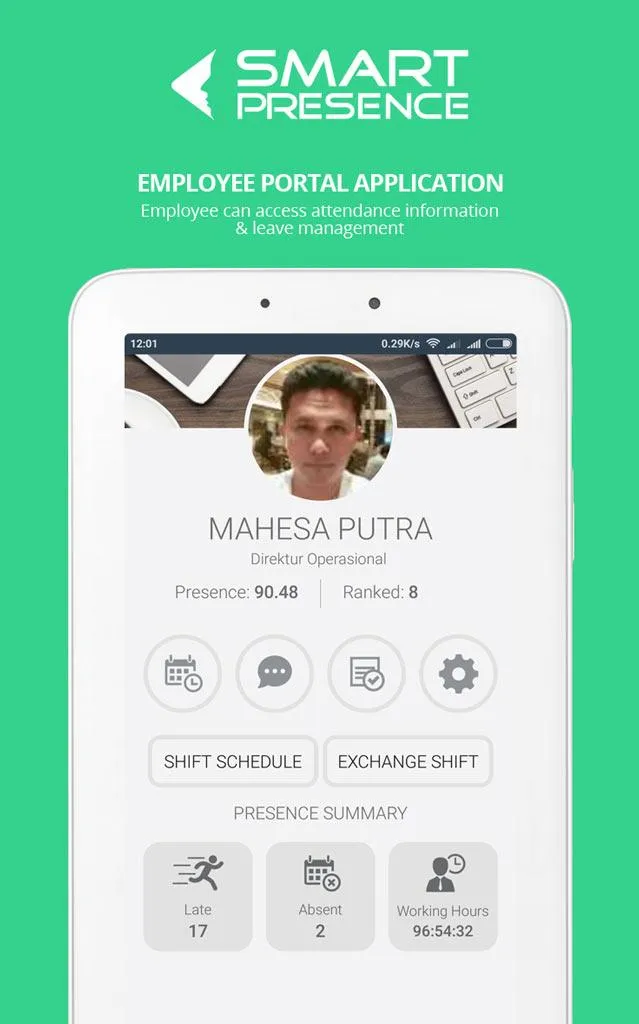 SmartPresence Emp Employee | Indus Appstore | Screenshot