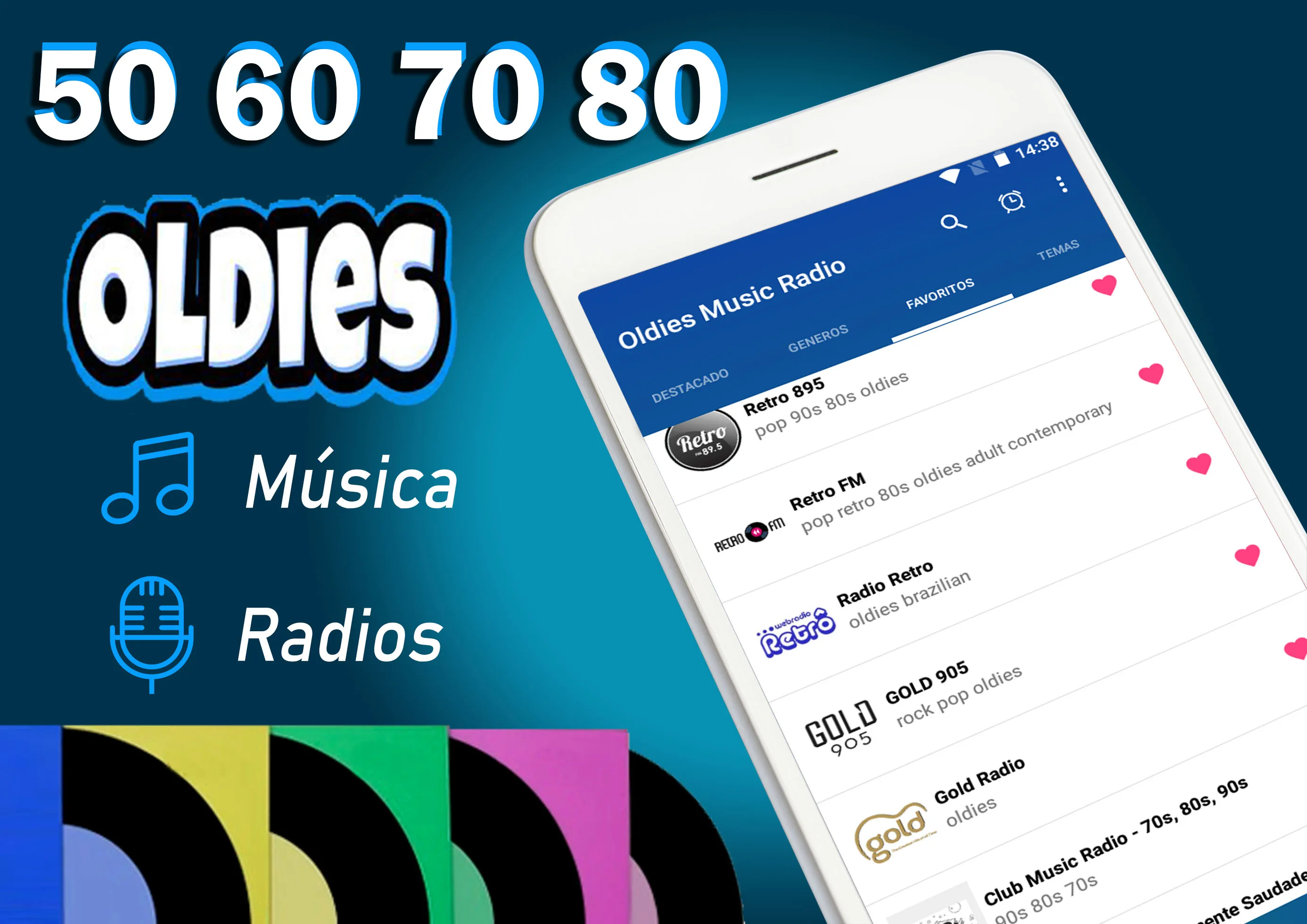 50s 60s 70s Oldies Music Radio | Indus Appstore | Screenshot