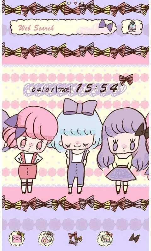 -Ribbon Girls- Theme +HOME | Indus Appstore | Screenshot