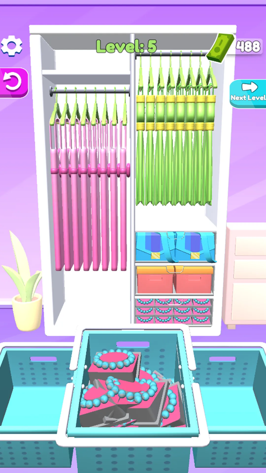 Fill Up Closet：Organizer Game | Indus Appstore | Screenshot