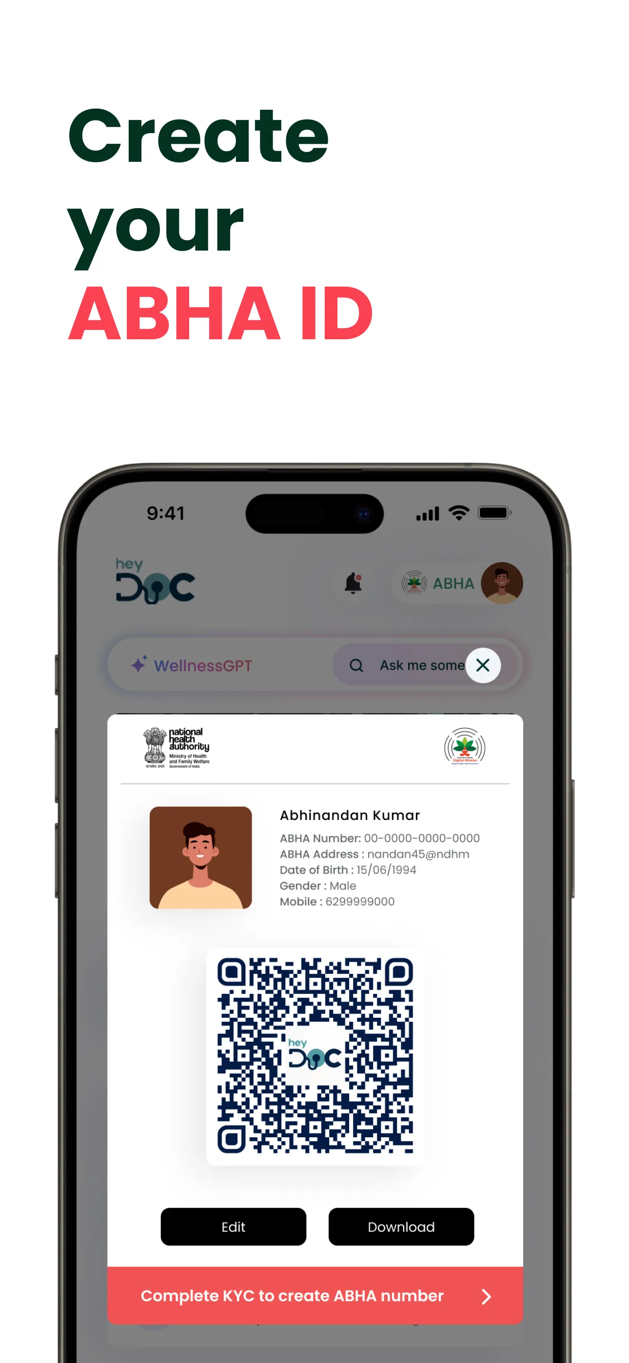 HeyDoc AI : ABHA, Records(PHR) | Indus Appstore | Screenshot