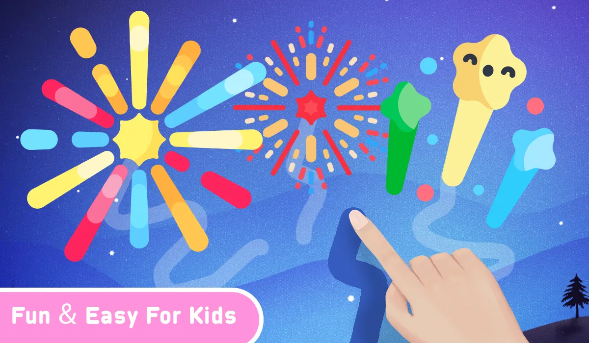 Fireworks For Kids & Coloring | Indus Appstore | Screenshot