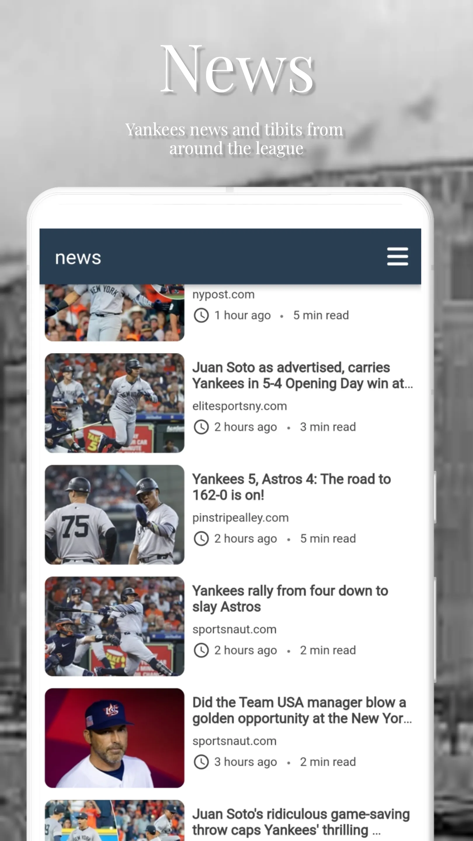 New York Baseball - Yankees | Indus Appstore | Screenshot